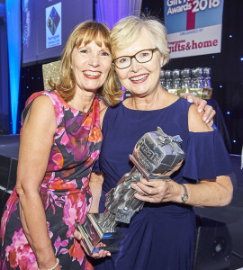 Above: Last year’s Home Counties, South & South East category winner Maggie Thornton (right), owner of Alligator Pear in Tadworth, with assistant manager Angie Pipe.