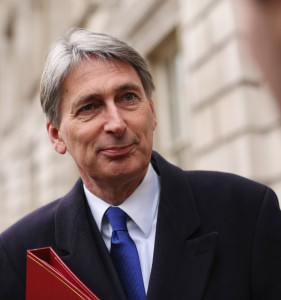 Above: Chancellor Philip Hammond.