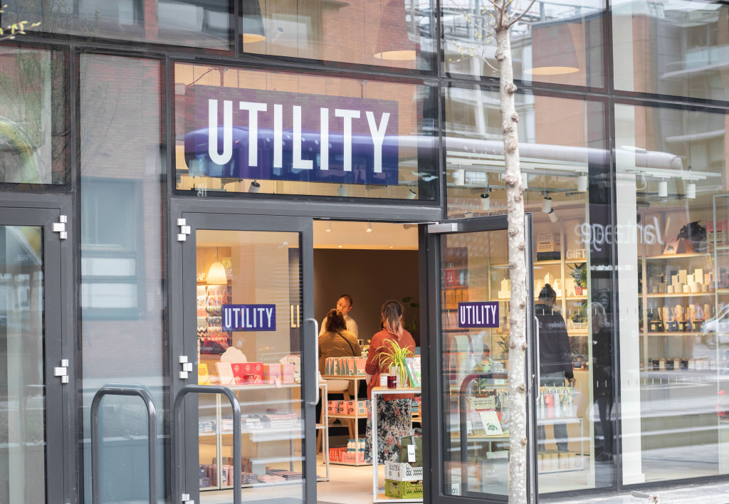 Above: Utility stores – to include online - have had a stand out first quarter. Shown is the new Manchester outlet.