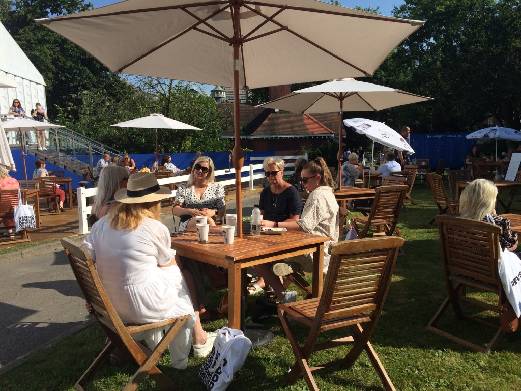 Above: Gin on The Lawn at last year’s show.