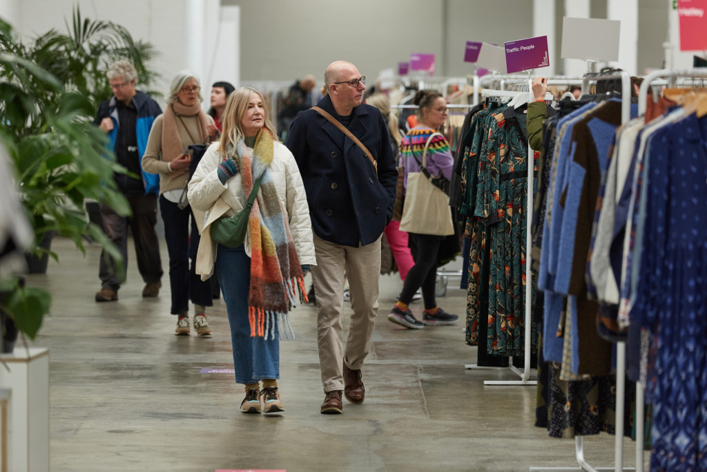 Above: Visitors browsing the aisles at JATC last week.