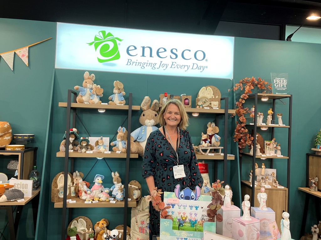 Above: Enesco’s Aylish Ellwood felt buyers are showing an air of optimism about the rest of the year.