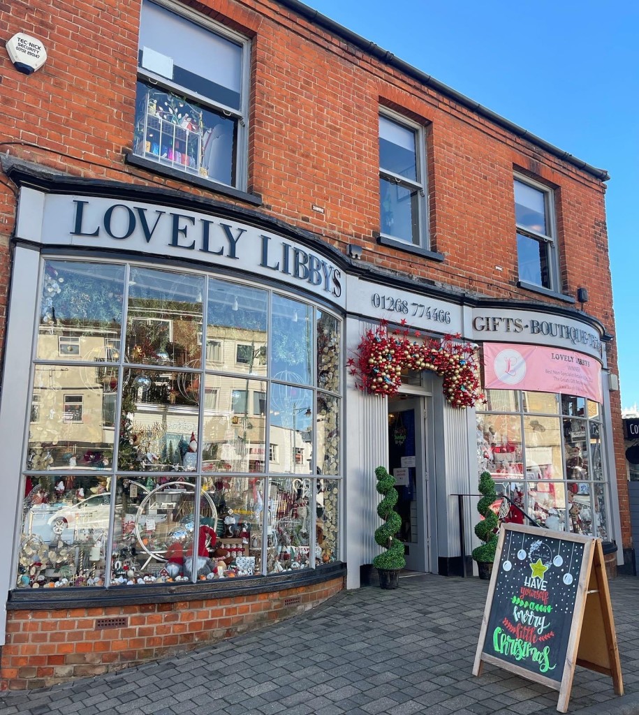 Above: Lovely Libby’s festive windows.