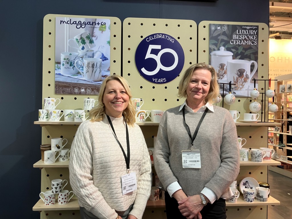 Above: Mclaggan’s business development manager Susan Mitchell (left), and Kirsty Todd who looks after business development.