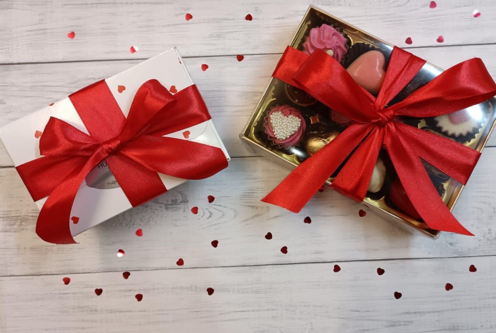 Above: Hand packed boxes of Belgian chocolates were a Valentine’s winner for Hugs & Kisses in Tettenhall.