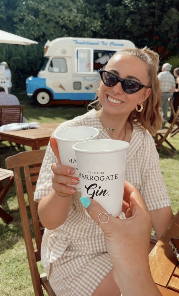 Above: Lovely Libby’s Georgia enjoying a ‘Gin on the Lawn’ in 2023.