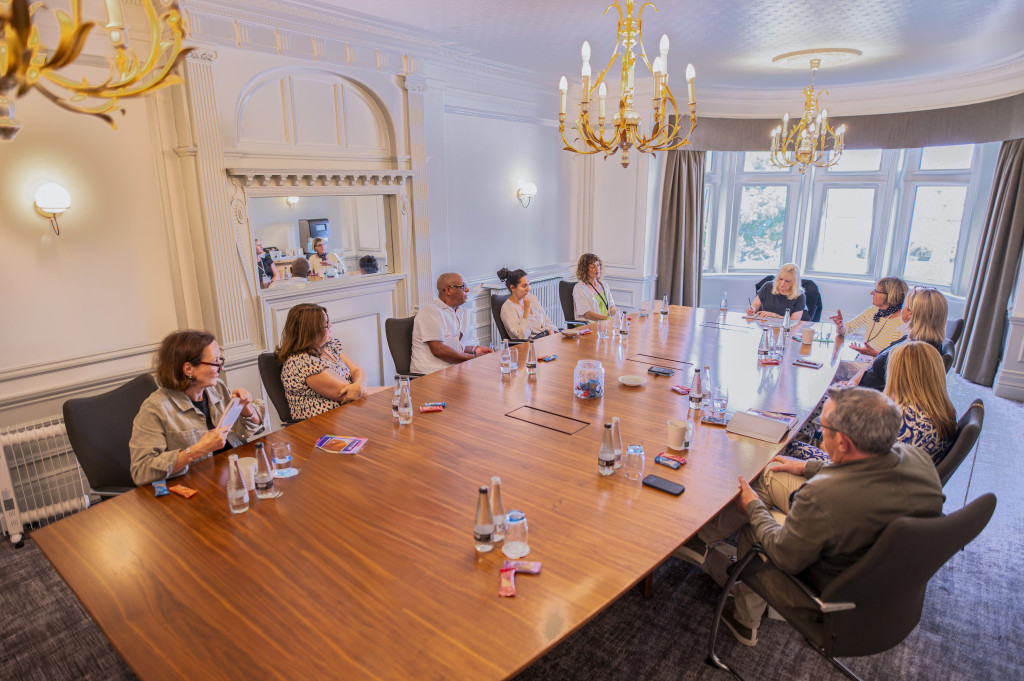 Above: Gift retailers are shown at the recent PG&H Retailer Round Table which was held at Harrogate Home & Gift in July.