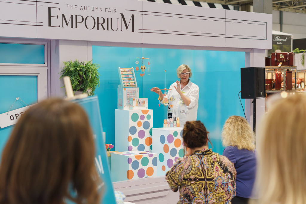 Above: Retailer enjoyed a masterclass from visual merchandiser Debbie Flowerday.