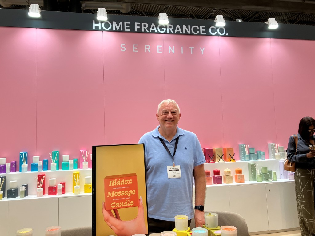 Above: Home Fragrance Co’s Craig Allen.