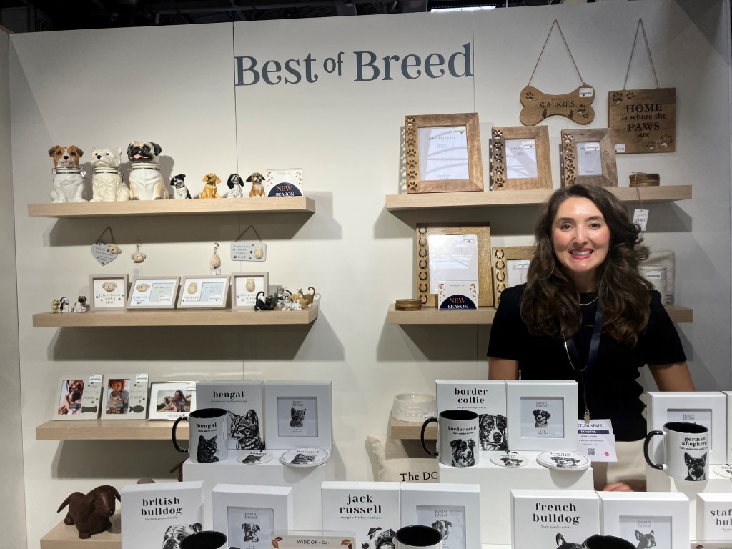 Above: Widdop & Co’s Best of Breed. Shown is PR and marketing manager Sofia Agnew.