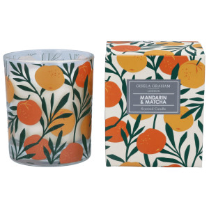 Above: Mandarin & Matcha candle from Gisela Graham.