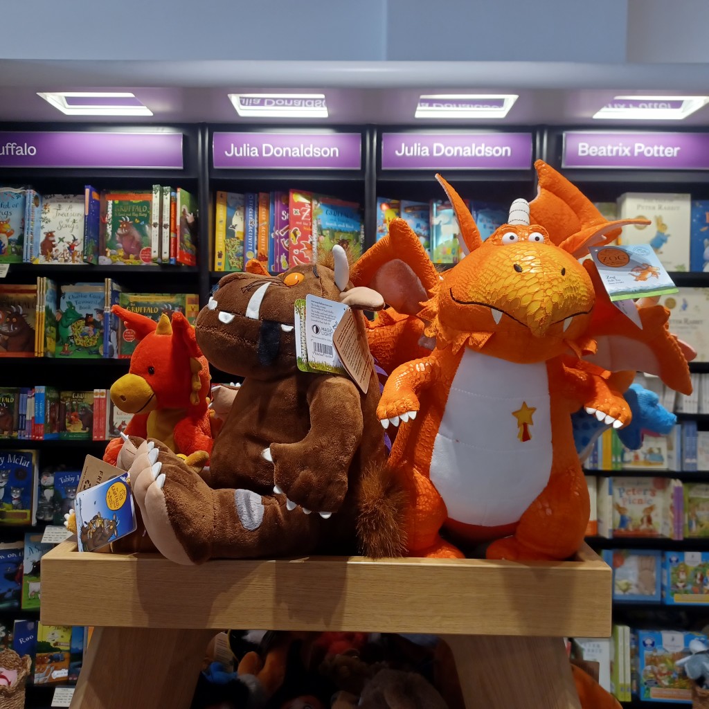 Above: The Gruffalo display in Waterstones.