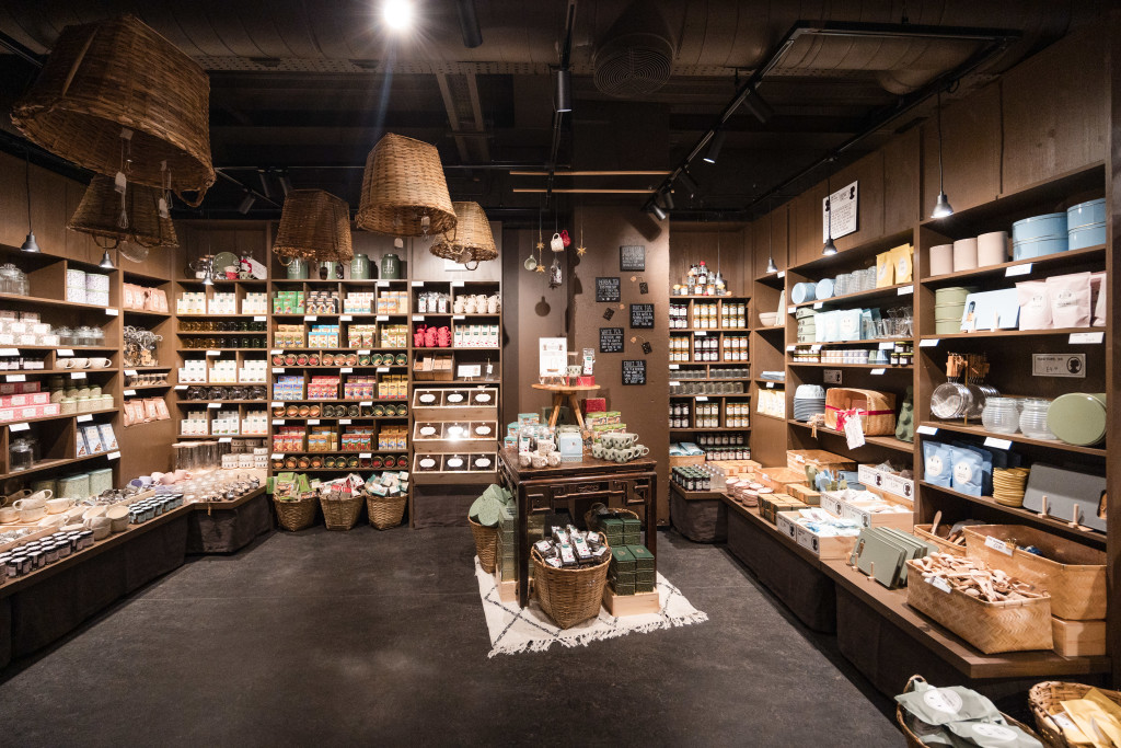 Above: A Søstrene Grene store interior.