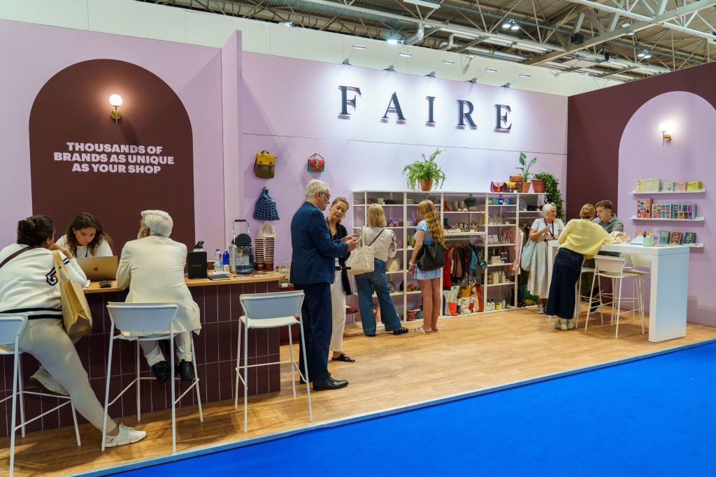 Above: The Faire stand at Autumn Fair.